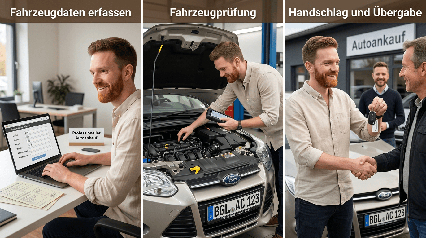 Ablauf des Autoankaufs